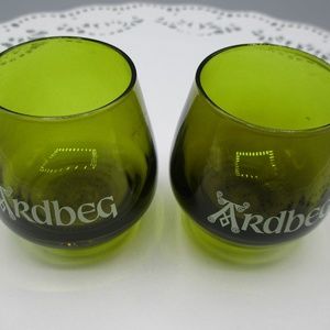 Set of 2 ARDBEG Shot Glasses * Scotch Whiskey